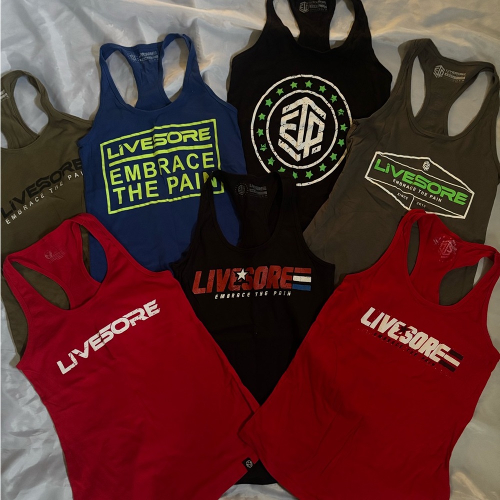 LiveSore Graphic Tank Tops Collection